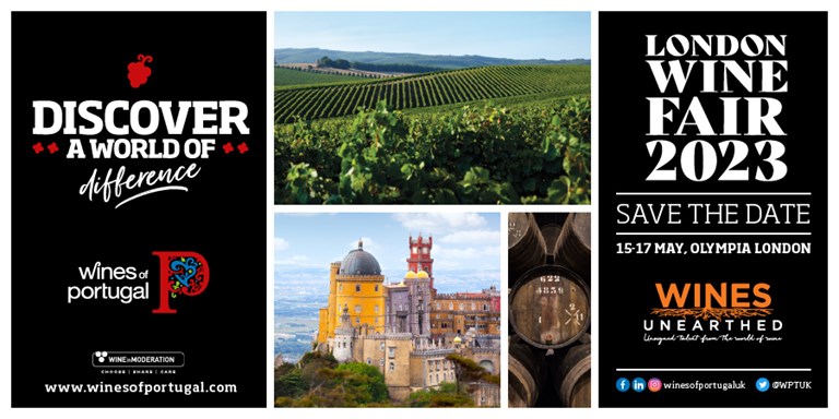 20 Portuguese producers, from North to South will be at the London Wine Fair
